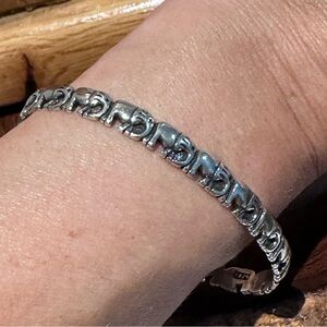 Elephant Chain NEW Adjustable Cuff Bracelet Strength Luck